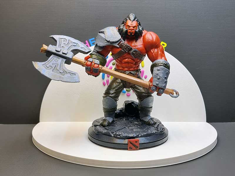 اکشن فیگور axe - نمای روبرو